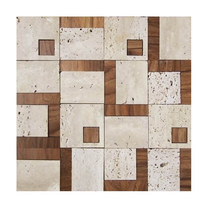 Mosaico-Tessela-Travertino-Natural-com-madeira